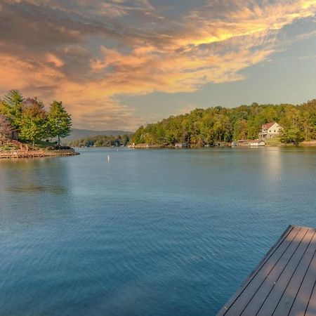 Russell'S Fort At White Oak Point: Historical Cabin On Lake Lure, Luxury, Direct Lake Access! Villa Eksteriør bilde