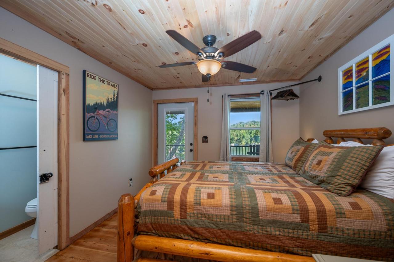 Russell'S Fort At White Oak Point: Historical Cabin On Lake Lure, Luxury, Direct Lake Access! Villa Eksteriør bilde