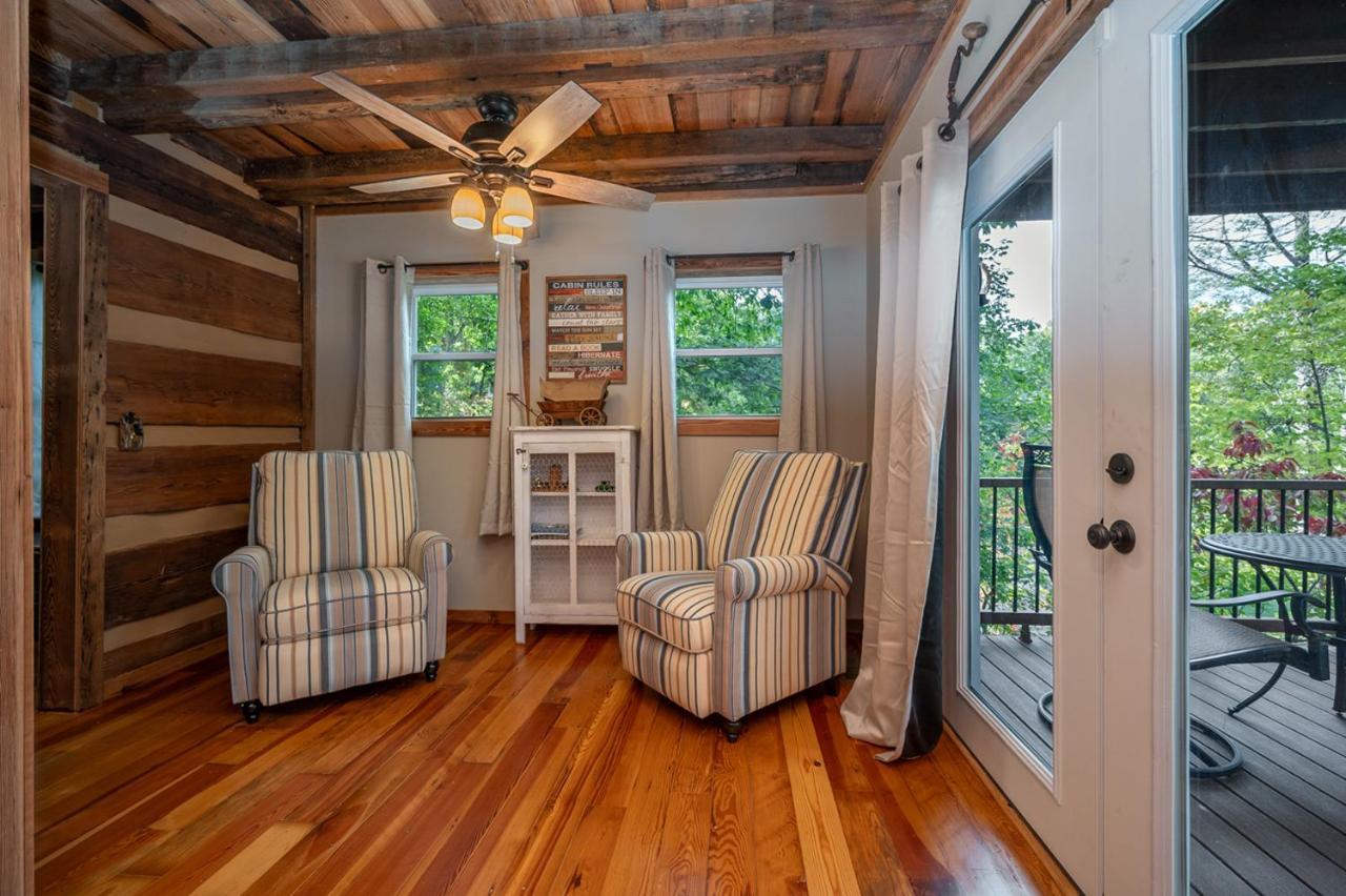 Russell'S Fort At White Oak Point: Historical Cabin On Lake Lure, Luxury, Direct Lake Access! Villa Eksteriør bilde