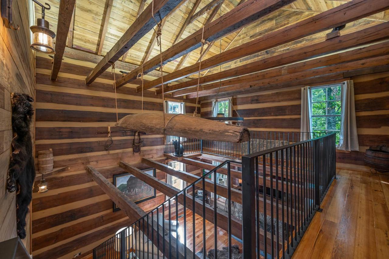 Russell'S Fort At White Oak Point: Historical Cabin On Lake Lure, Luxury, Direct Lake Access! Villa Eksteriør bilde