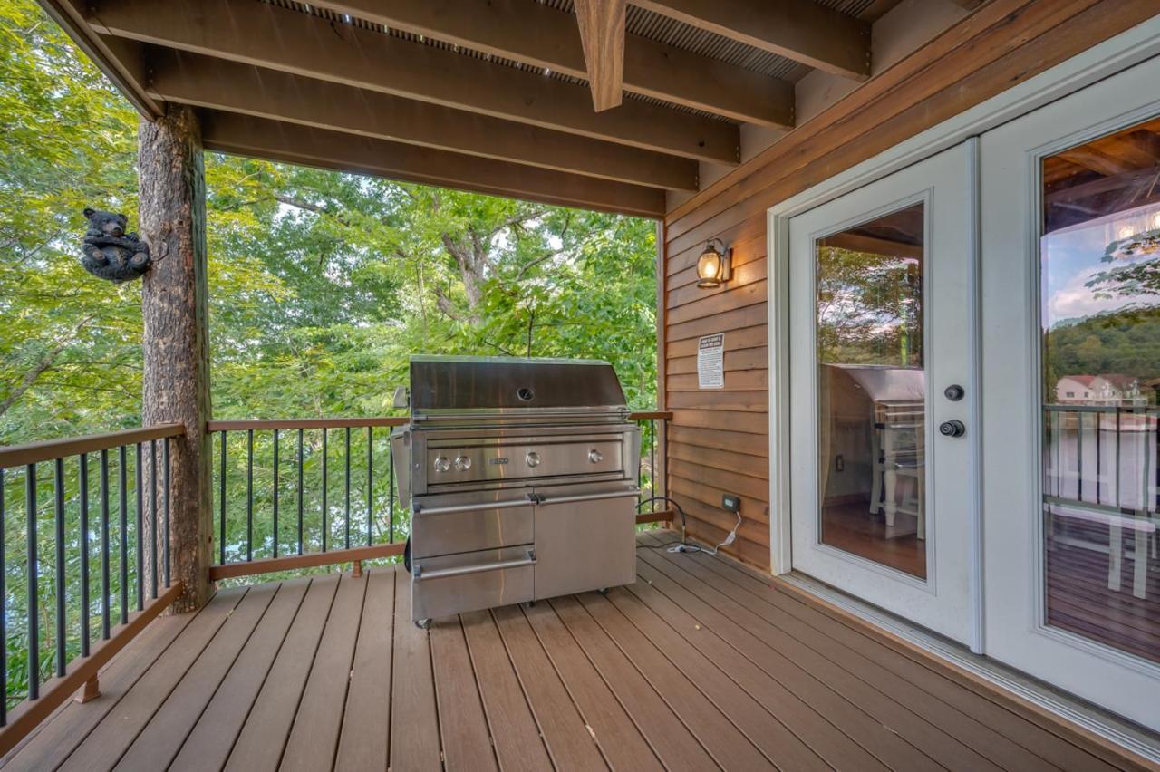 Russell'S Fort At White Oak Point: Historical Cabin On Lake Lure, Luxury, Direct Lake Access! Villa Eksteriør bilde