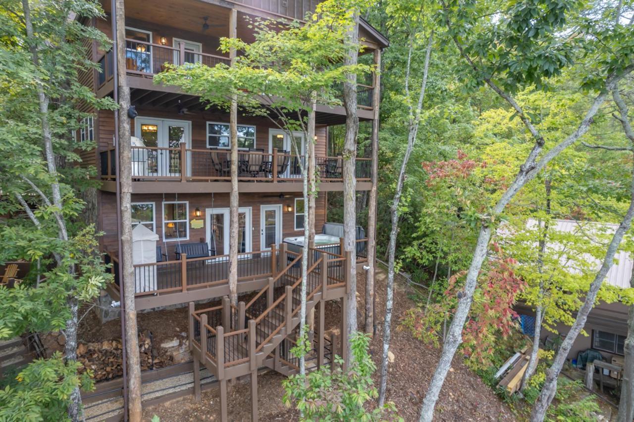 Russell'S Fort At White Oak Point: Historical Cabin On Lake Lure, Luxury, Direct Lake Access! Villa Eksteriør bilde