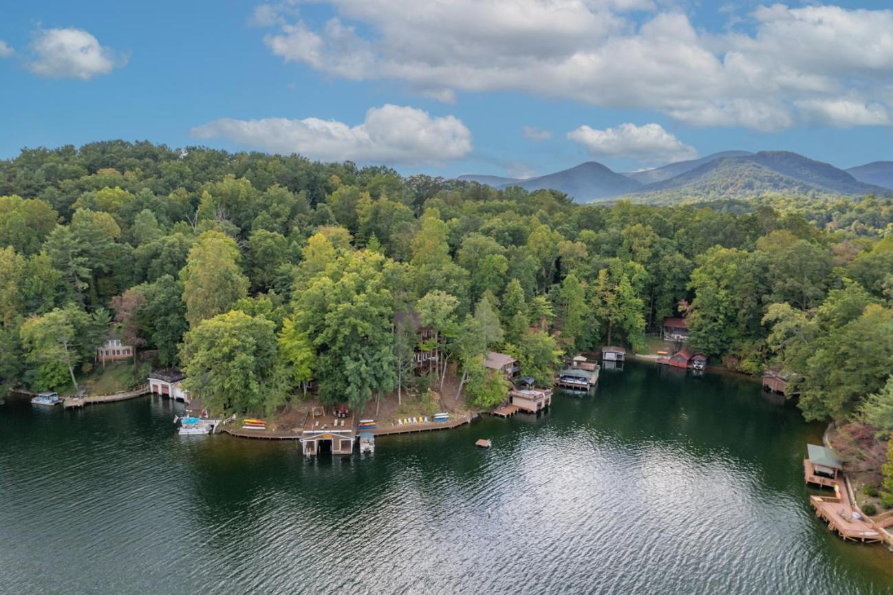 Russell'S Fort At White Oak Point: Historical Cabin On Lake Lure, Luxury, Direct Lake Access! Villa Eksteriør bilde